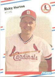 1988 Fleer Baseball Cards      036      Ricky Horton